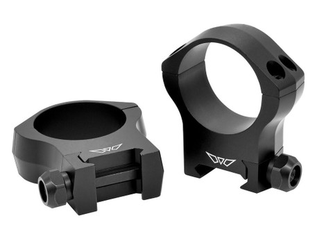 Warne 7222M Scope Rings Mountain Tech Matte Black 34mm High 0 MOA