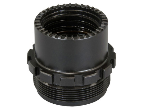 Yankee Hill 3060 Phantom QD Adapter 1-3/8"-24 tpi, Black Stainless Steel