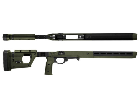 Magpul MAG997-ODG Pro 700 Stock Fixed w/Aluminum Bedding OD Green Synthetic for Remington 700 SA