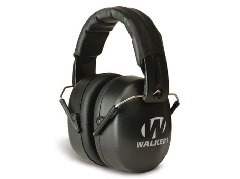 Walker's GWPEXFM3 EXT Range Shooting Muff 30 dB Over the Head Black Polymer