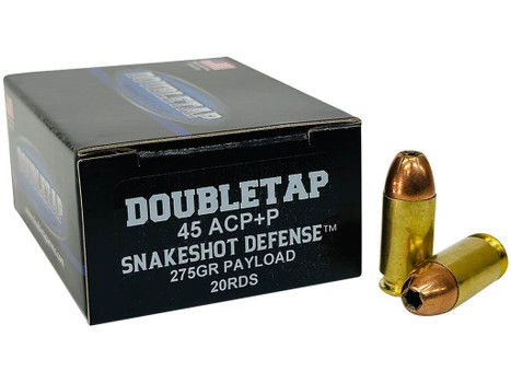 DoubleTap Ammunition 45ASS20 Snake Shot 45ACP 20 Per Box/50 Case