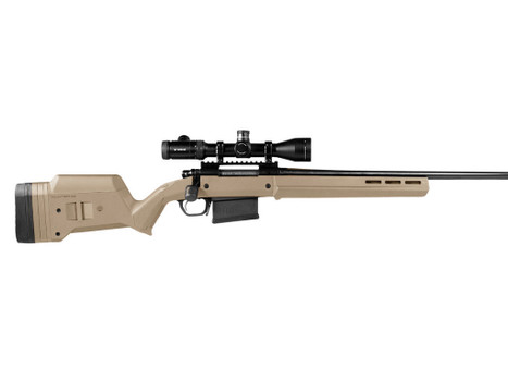 Magpul MAG483-FDE Hunter 700 Stock Fixed with Aluminum Bedding & Adjustable Comb Flat Dark Earth Synthetic for Remington 700 LA