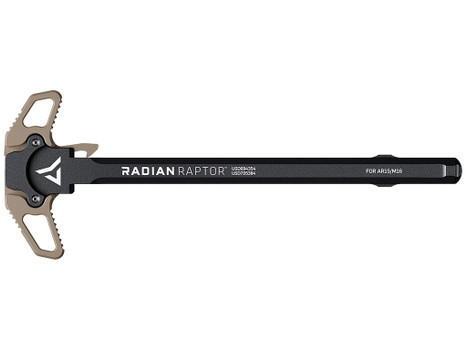 Radian Weapons R0003 Raptor Ambi Charging Handle, FDE, Fits Mil-Spec AR-15/M16 Platform