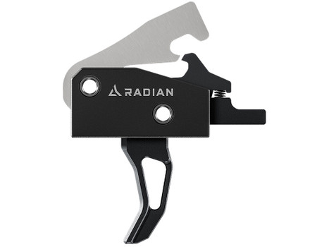 Radian Weapons ACC001 Vertex Single-Stage, Curved Face, 3.50-4 lbs, Black, Fits AR-Platform