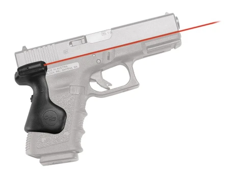Crimson Trace 0169101 Lasergrips Compatible w/Glock Compact Gen5 19/Gen4 19, 23, 32/Gen5 19 Gen 4, Red Laser Black Polymer