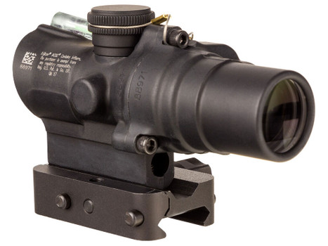 Trijicon 400329 ACOG TA44 Matte Black Anodized 1.5x16mm Illuminated Green Circle w/Dot Reticle
