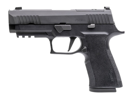 Sig Sauer 320XCA10COMP10 P320 XTen Carry Comp 10mm Auto 10+1 3.80" Black Nitron Optic Ready/Single Port Integrated Expansion Slide, Black Stainless Steel Frame w/Picatinny Rail, XSeries Carry Length M
