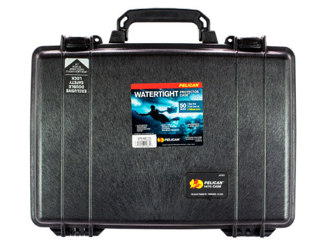 Pelican 1470000110 Protector Laptop Case Black 16" Interior Polymer