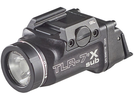 Streamlight 69400 TLR-7 X Sub Black Anodized 500 Lumens White LED Glock 43X MOS/48 MOS/43X/48