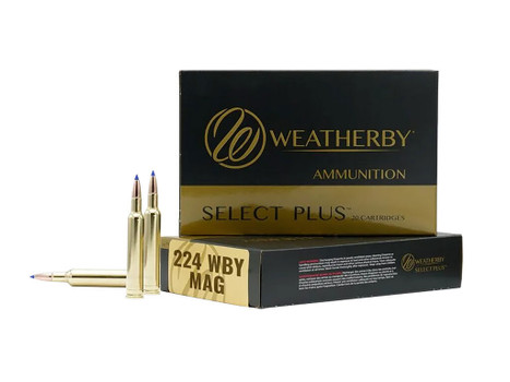 Weatherby M22437HCB 224WthbyMag 37gr Hammer Custom 20 Per Box/10 Case
