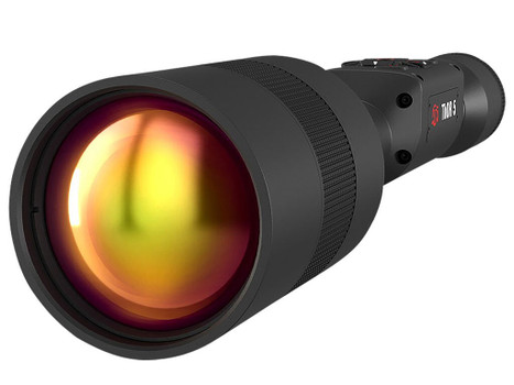 ATN TIWST5675A Thor 5 640 Thermal Rifle Scope, Black Anodized 5-40x Smart Mil Dot Reticle w/Zoom 640x480 60 fps Resolution