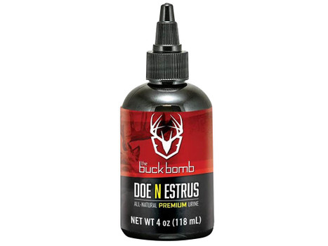 The Buck Bomb 200008 Igniter Deer Attractant Doe In Estrus Scent 4 oz Squeeze Bottle