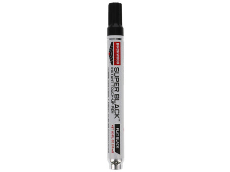 Birchwood Casey 15112 Super Black Touch-Up Pen Flat Black 1/3 oz