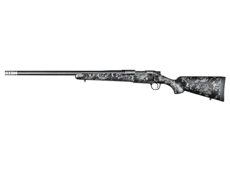 Christensen Arms 8010618200 Ridgeline FFT 300 Win Mag 3+1 22" Carbon Fiber/Threaded Barrel, Stainless Steel, Black with Gray Accents Stock, Left Hand
