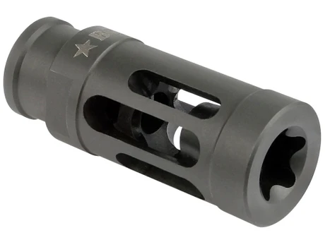 BCM GFCMOD1762 BCMGunfighter Compensator Mod 1 Black Stainless Steel with 5/8"-24 tpi Threads for 7.62mm, 300 Blackout AR-Platform
