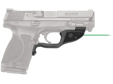 Crimson Trace 0174501 Laserguard Fits S&W M&P M2.0, Green Laser Black Polymer, Trigger Guard Mount