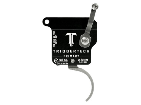 TriggerTech R7LSBS14TNC Primary Without Bolt Release Single-Stage Traditional Curved Trigger with 1.50-4 lbs Draw Weight for Remington 700 Left