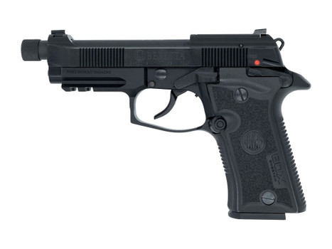Langdon Tactical Tech 80X32BTJ Beretta Cheetah 80X Micro-Compact 32 ACP 13+1 4.40" Black Threaded Barrel, Black Bruniton Carbon Steel Optic Ready/Serrated Slide, Black Anodized Aluminum Frame w/Picati