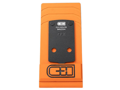 C&h Precision GLXHOLOK V4 MIL/LEO Adapter Black Anodized Holosun 407K/507K Pattern Footprint