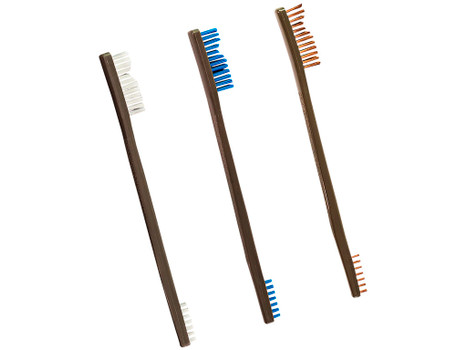 Otis FG3163 AP Brushes Bronze/Nylon/Stainless Steel Bristles 3 Pack