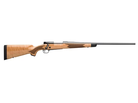 Winchester Repeating Arms 535218226 Model 70 Super Grade 270 Win Caliber with 5+1 Capacity, 24" Barrel, High Polished Blued Metal Finish & Gloss AAA Maple Stock Right Hand (Full Size)