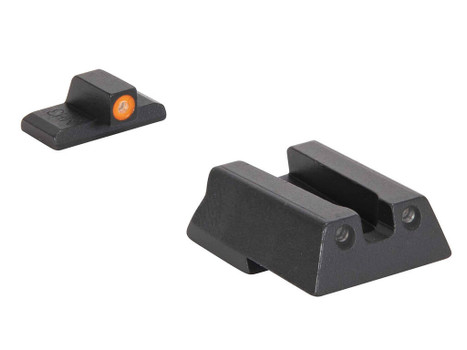Meprolight USA 415453131 Hyper-Bright Green Tritium Orange Outline Front Sight-Green Tritium Black Outline Rear Sight HK VP9/HK45/HK45C