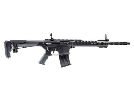 Gforce Arms GF251220 GF25 12 Gauge Semi-Auto 3" 5+1 20" Black Cerakote Spiral Threaded Barrel, Black Cerakote Picatinny Rail Aluminum Receiver, Black Adjustable Synthetic Stock w/Black Rubber Grip