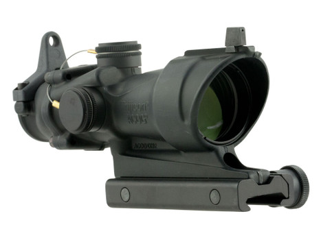 Trijicon 100091 ACOG Black Hardcoat Anodized 4x32mm Illuminated Amber Crosshair 223 Reticle