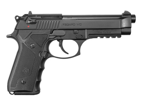 EAA GIRSAN 390080 Regard MC Full Size 9mm Luger 18+1 4.90" Black Steel Barrel, Blued Serrated Slide, Black Aluminum Frame w/Picatinny Rail, Black Polymer Grips, Ambidextrous
