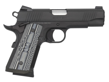 Colt Mfg O9840CCU 1911 Commander Combat Unit 45 ACP 4.25" 7+1 Black PVD Black PVD Stainless Steel Slide Checkered & Scalloped Gray G10 Grip