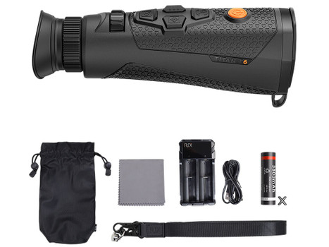 Rix Optics (visir Inc) RIXTITANT6 Titan T6 Thermal Black 35mm 640x480, 12 Microns 50 Hz Resolution Zoom 2.2x