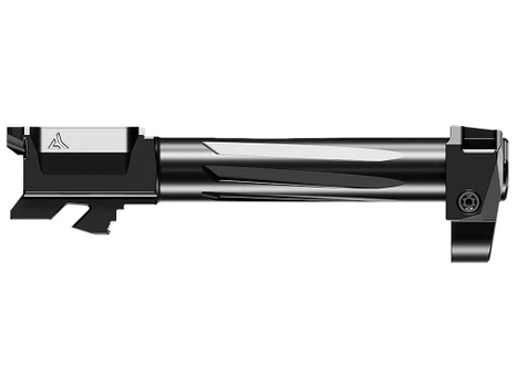 Radian Weapons G19G3ILRN Ramjet & Afterburner Combo 9mm Luger Compatible w/Glock 19 Gen3, Fluted Black Stainless Steel