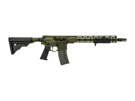 Griffin Armament MK1PATROLWHG-W MK1 Patrol 223 Wylde 30+1 14.50" Black Anodized Barrel, Warhawk Green Anodized Aluminum Receiver w/Picatinny Rail, M-LOK Handguard, Griffin Extreme Condition Black Poly
