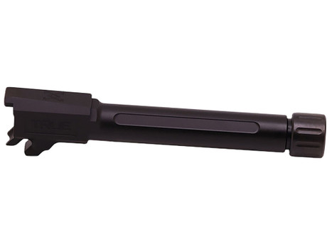 True Precision Inc TPP365FBXTBL Sig 9mm Luger Threaded Black Nitride Stainless Steel, Fits Sig P365 Fuse