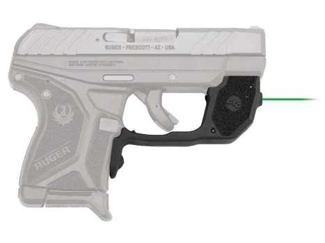 Crimson Trace 0173001 Laserguard Ruger LCP II, Green Laser Black Polymer