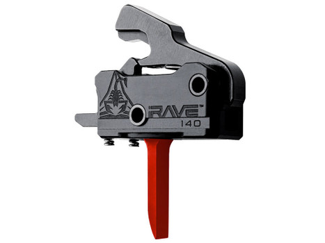 Rise Armament T017FRED RA-140 Super Sporting Black/Red Flat Fits AR-Platform