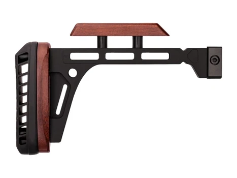 Woox SH.STK122.03 Forty-Seven Edge Stock Fixed Aluminum/American Walnut