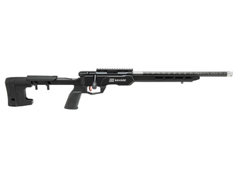 Savage Arms 70856 B Series Precision Lite Full Size 17 HMR 10+1 18" Carbon Fiber Heavy Barrel, Matte Black Picatinny Rail Carbon Steel Receiver, M-LOK Handguard, Black MDT Chassis Aluminum Stock, Blac