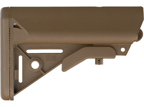B5 Systems SOP1076 Enhanced SOPMOD Coyote Brown Synthetic for AR-Platform with Mil-Spec Receiver Extension (Tube Not Included)