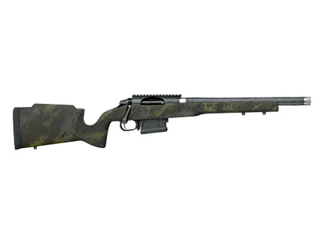 Proof Research 151426 Elevation 2.0 22 Creedmoor 4+1 18" Carbon Fiber Match Grade Threaded Barrel, Black Receiver w/Picatinny Rail, Midnight Camo Fixed Carbon Fiber Stock, Right Hand
