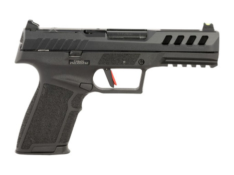 Tisas Arms 15200007 PX-5.7 5.7x28mm 20+1 4.70" Black QPQ Carbon Steel Optic Ready/Serrated Slide, Black Polymer Frame w/Picatinny Rail, Polymer Grip