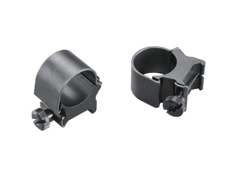 Weaver Mounts 49042 Detachable Top Mount Rings Matte Black 1" High