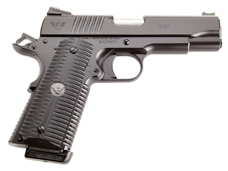 Wilson Combat ACPSOM45 ACP Commander 45 ACP 4.25" 8+1 Black Armor-Tuff Frame Black Carbon Steel Slide with Black G10 Eagle Claw Grip
