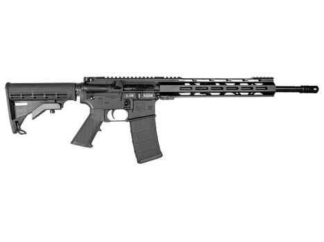 Diamondback DB175AK003 DB15 5.56 NATO 30+1 Black Nitride Black Hardcoat Anodize Aluminum Receiver, 12" M-LOK Handguard, Black A2 Grip