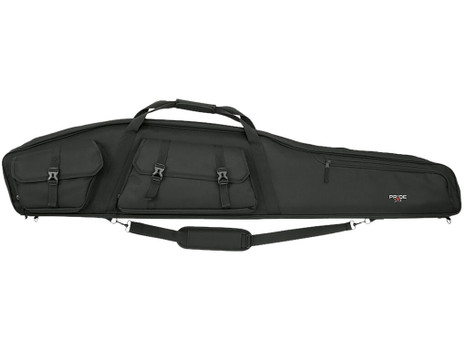 Tac Six 10949 Velocity Rifle Case 55" Black Endura w/ 600D Polyester & Lockable Zipper