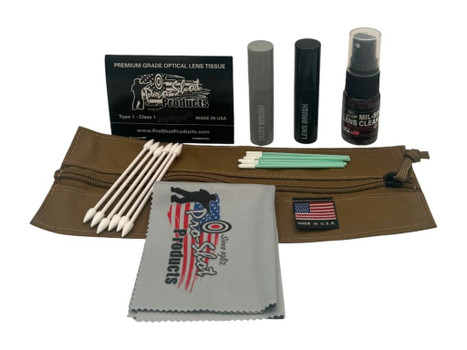 PROSHOT RUCK-LCK LENS CLN KIT IN TACT POUCH