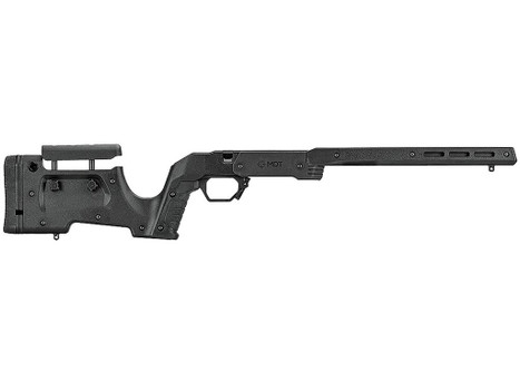 Mdt Sporting Goods Inc 104691BLK XRS Chassis Black Aluminum Core with Polymer Panels, Adj. Cheekrest, M-LOK Forend, Interchangeable Grips, AICS Mag Compatible, Fits Short Action Remington 700