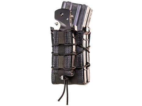 High Speed Gear 112RP0BK TACO X2RP Mag Pouch Triple Black Nylon MOLLE Compatible w/ Rifle Compatible w/ Pistol