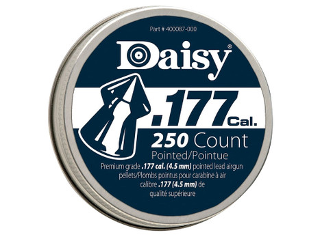 Daisy 987777406 PrecisionMax Premium 177 Lead Pointed Field Pellet 250/Tin