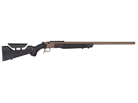 CVA PR3210NM Accura LR-X 45 Cal VariFlame 30" Flat Dark Earth Nitride Cerakote Fluted Threaded Barrel, Picatinny Rail Receiver, Black Adj Comb Synthetic Stock
